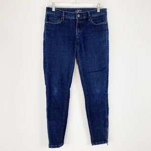 Loft Modern Skinny Ankle Zipper Jeans Size 26 - 2